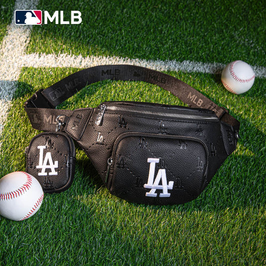 MLB Los Angeles Dodgers Fanny Pack/Chest Bag/Belt Bag-Black