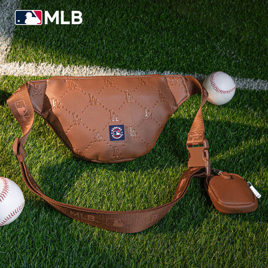 MLB Los Angeles Dodgers Fanny Pack/Chest Bag/Belt Bag-Brown