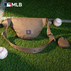 MLB Los Angeles Dodgers Fanny Pack/Chest Bag/Belt Bag-Camel