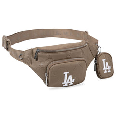 MLB Los Angeles Dodgers Fanny Pack/Chest Bag/Belt Bag-Camel