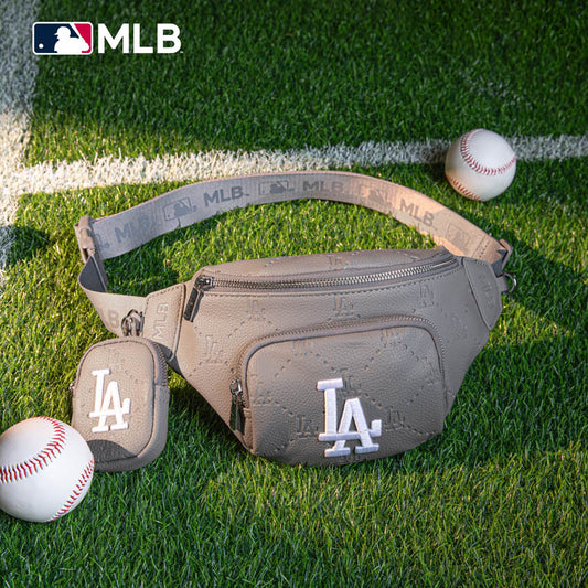 MLB Los Angeles Dodgers Fanny Pack/Chest Bag/Belt Bag-Grey