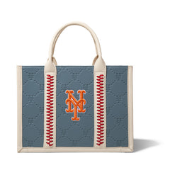 MLB New York Mets Leather Stitched Crossbody Bag-Jean