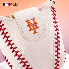 MLB New York Mets Leather Crossbody Bag