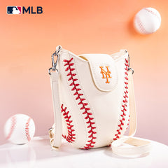 MLB New York Mets Leather Crossbody Bag