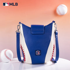 MLB New York Mets Leather Crossbody Bag