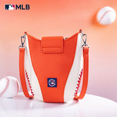 MLB New York Mets Leather Crossbody Bag