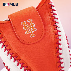 MLB New York Mets Leather Crossbody Bag