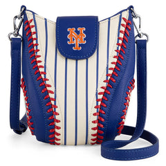 MLB New York Mets Leather Crossbody Bag