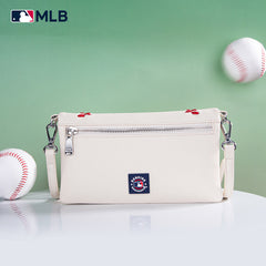 MLB New York Mets Leather Crossbody Purse