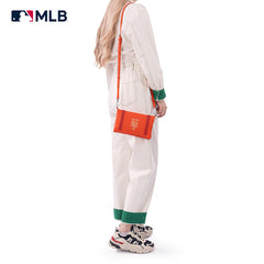 MLB New York Mets Leather Crossbody Purse