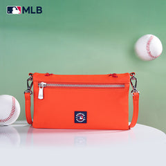 MLB New York Mets Leather Crossbody Purse