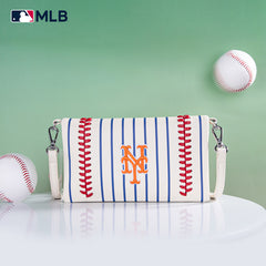 MLB New York Mets Leather Crossbody Purse