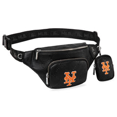 MLB New York Mets Fanny Pack/Chest Bag/Belt Bag-Black