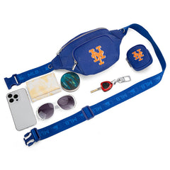 MLB New York Mets Fanny Pack/Chest Bag/Belt Bag-Blue