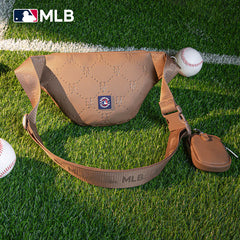 MLB New York Mets Fanny Pack/Chest Bag/Belt Bag-Camel