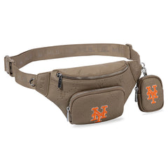 MLB New York Mets Fanny Pack/Chest Bag/Belt Bag-Camel