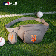 MLB New York Mets Fanny Pack/Chest Bag/Belt Bag-Grey