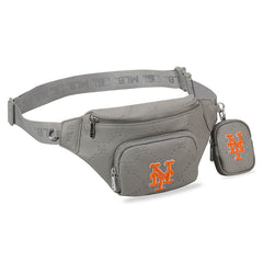 MLB New York Mets Fanny Pack/Chest Bag/Belt Bag-Grey