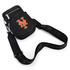 MLB New York Mets Crossbody Bag-Black