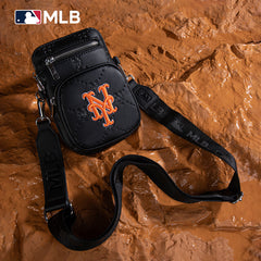 MLB New York Mets Crossbody Bag-Black