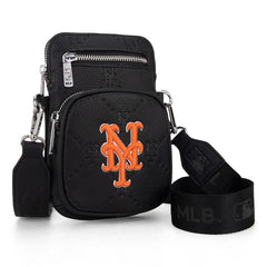 MLB New York Mets Crossbody Bag-Black