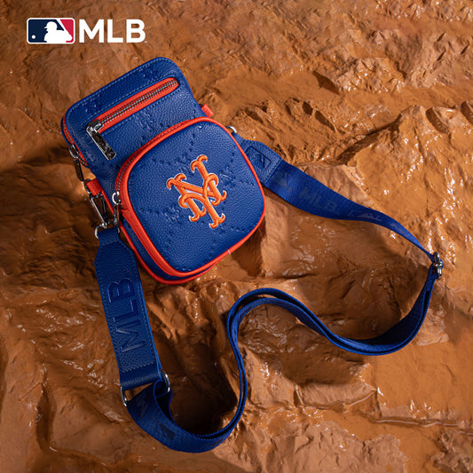 MLB New York Mets Crossbody Bag-Blue