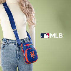 MLB New York Mets Crossbody Bag-Blue