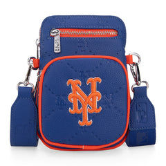 MLB New York Mets Crossbody Bag-Blue