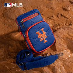 MLB New York Mets Crossbody Bag-Blue