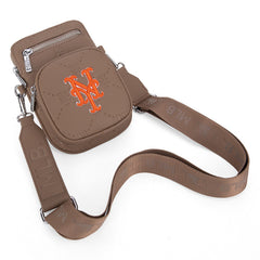 MLB New York Mets Crossbody Bag-Camel