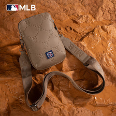 MLB New York Mets Crossbody Bag-Camel