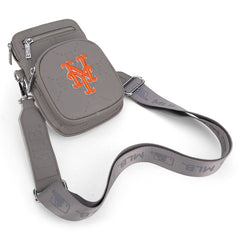 MLB New York Mets Crossbody Bag- grey