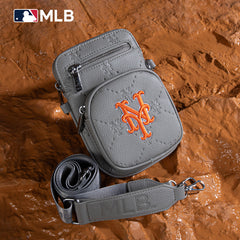 MLB New York Mets Crossbody Bag- grey