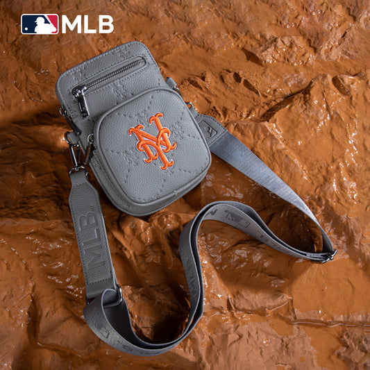 MLB New York Mets Crossbody Bag- grey