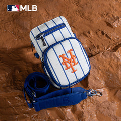 MLB New York Mets Crossbody Bag-Stripe