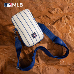 MLB New York Mets Crossbody Bag-Stripe