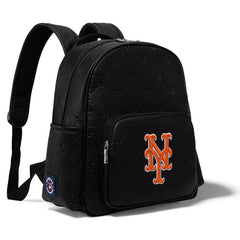 MLB New York Mets Sports Baseball Backpack-Black