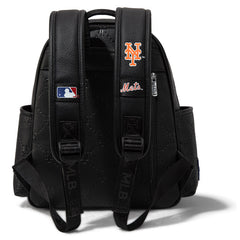 MLB New York Mets Sports Baseball Backpack-Black