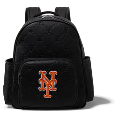 MLB New York Mets Sports Baseball Backpack-Black