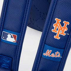 MLB New York Mets Sports Baseball Backpack-Blue