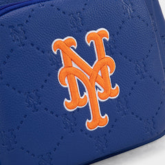 MLB New York Mets Sports Baseball Backpack-Blue