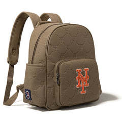 MLB New York Mets Sports Baseball Backpack-Camel