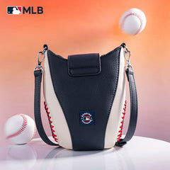 MLB New York Yankees Leather Crossbody Bag