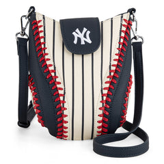 MLB New York Yankees Leather Crossbody Bag