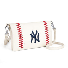 MLB New York Yankees Leather Crossbody Purse