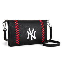 MLB New York Yankees Leather Crossbody Purse