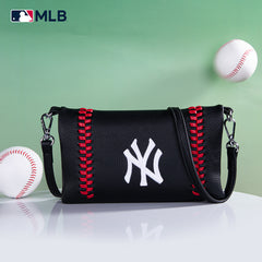 MLB New York Yankees Leather Crossbody Purse