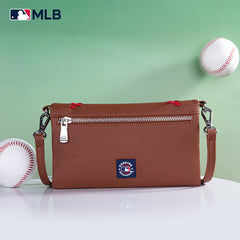 MLB New York Yankees Leather Crossbody Purse