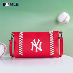 MLB New York Yankees Leather Crossbody Purse