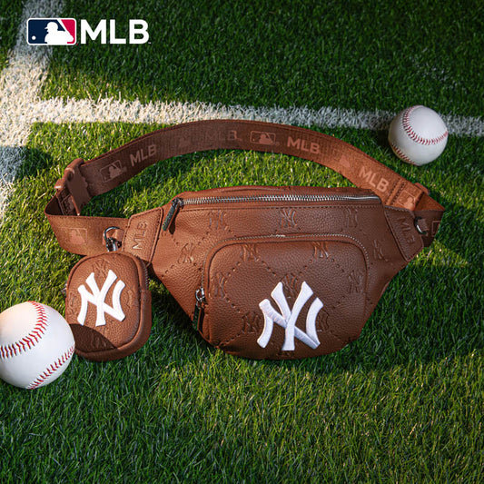 MLB New York Yankees Fanny Pack/Chest Bag/Belt Bag-Brown